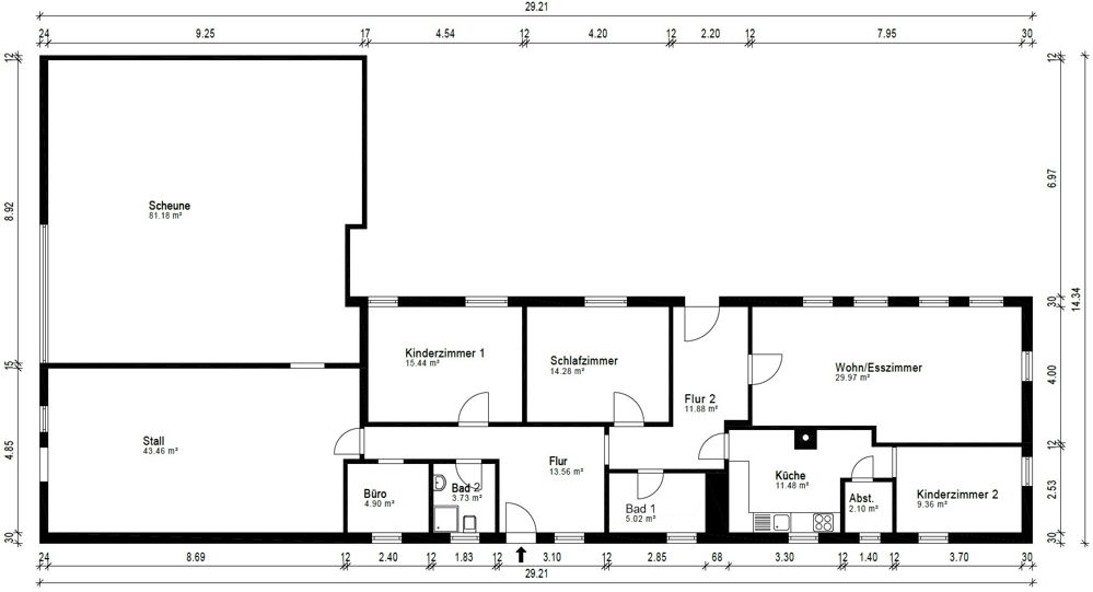 Grundriss Erdgeschoss