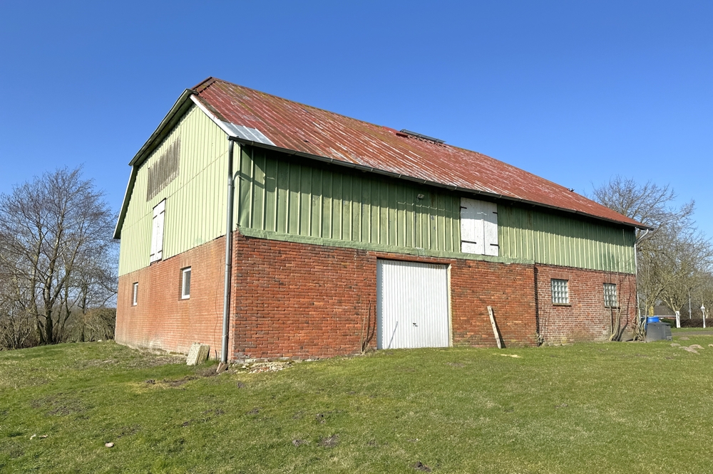 Ansicht Halle von Süd-Ost