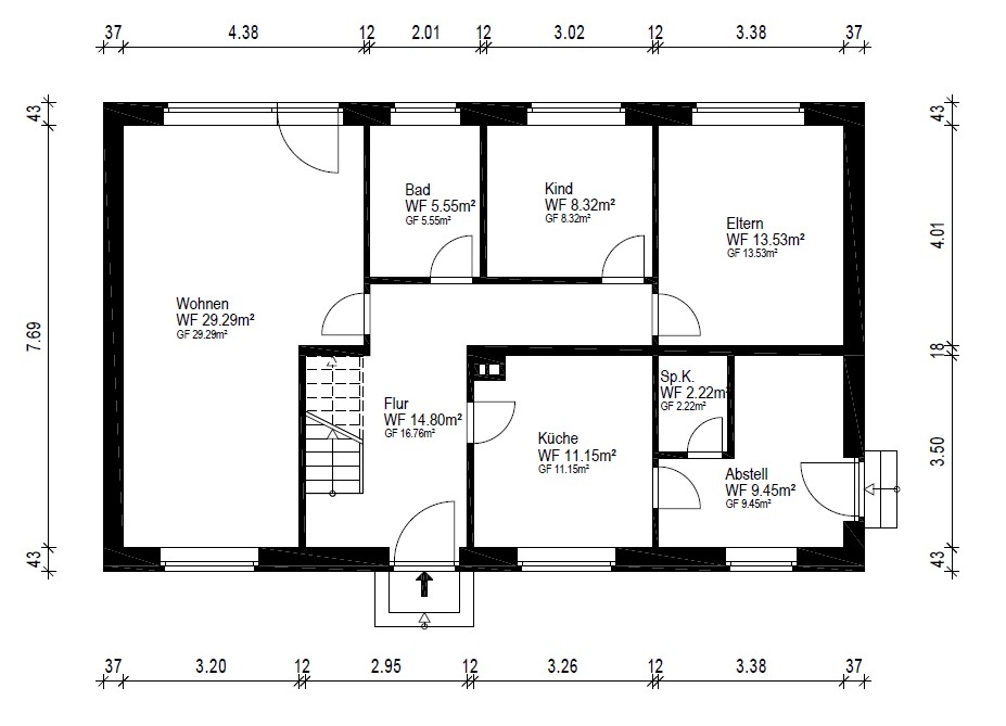 Grundriss EG