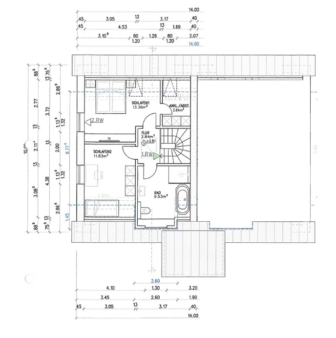Grundriss DG